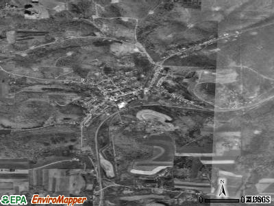 Zip code 15865 satellite photo by USGS