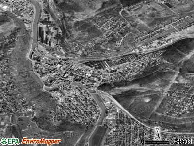 Zip code 15901 satellite photo by USGS