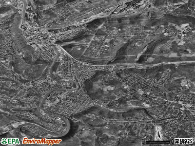 Zip code 15902 satellite photo by USGS