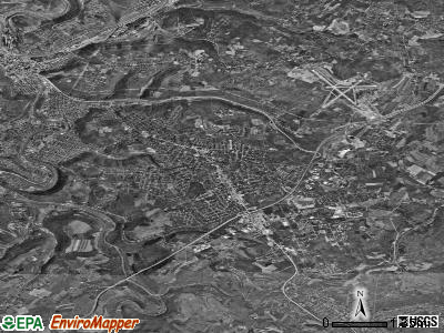 Zip code 15904 satellite photo by USGS