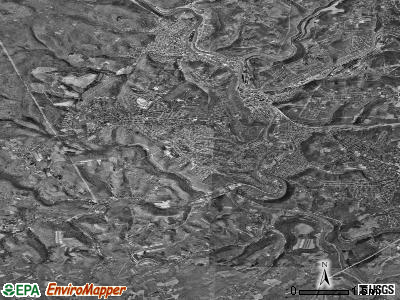 Zip code 15905 satellite photo by USGS