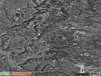 Zip code 15909 satellite photo by USGS