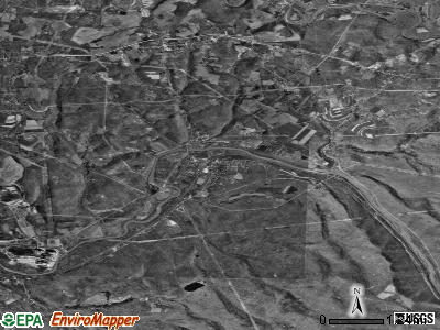 Zip code 15954 satellite photo by USGS