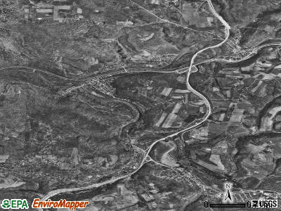 Zip code 15956 satellite photo by USGS