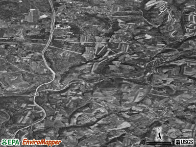 Zip code 15958 satellite photo by USGS