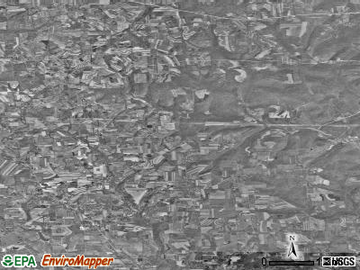 Zip code 16023 satellite photo by USGS
