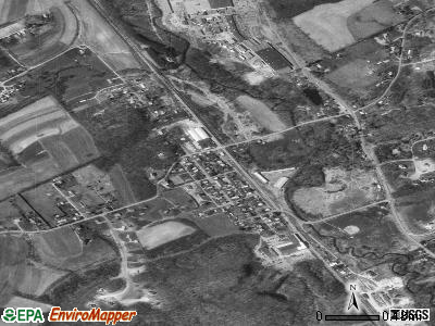 Zip code 16024 satellite photo by USGS