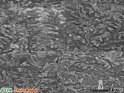 Zip code 16037 satellite photo by USGS