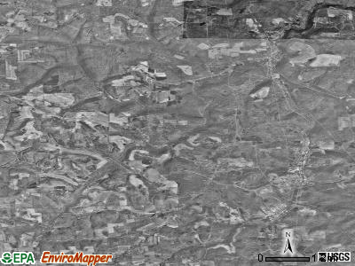 Zip code 16050 satellite photo by USGS