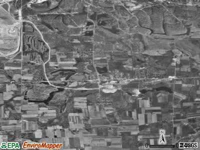 Zip code 16112 satellite photo by USGS