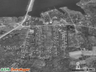 Zip code 16113 satellite photo by USGS