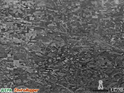 Zip code 16120 satellite photo by USGS