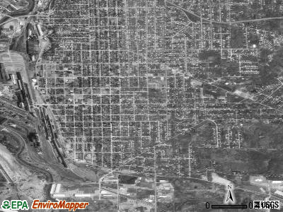 Zip code 16121 satellite photo by USGS