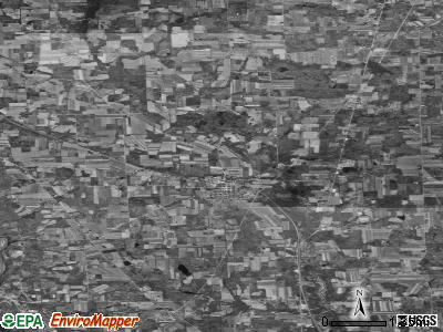 Zip code 16124 satellite photo by USGS