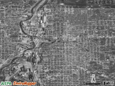 Zip code 16146 satellite photo by USGS