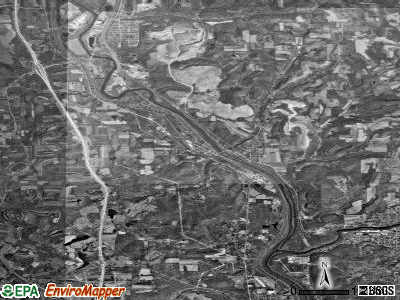 Zip code 16157 satellite photo by USGS