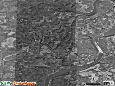 Zip code 16210 satellite photo by USGS