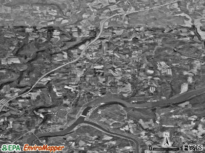 Zip code 16229 satellite photo by USGS
