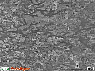 Zip code 16258 satellite photo by USGS