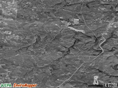 Zip code 16342 satellite photo by USGS