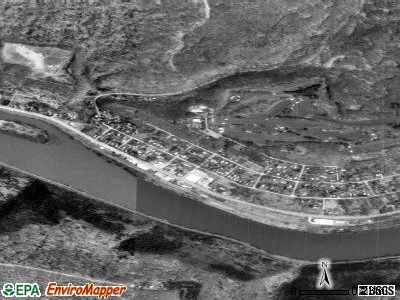 Zip code 16343 satellite photo by USGS