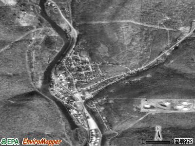 Zip code 16344 satellite photo by USGS