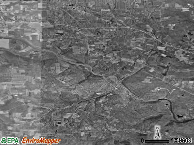 Zip code 16362 satellite photo by USGS