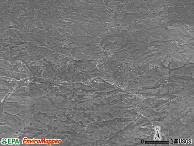 Zip code 16365 satellite photo by USGS