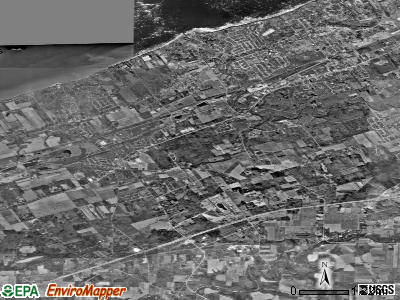 Zip code 16415 satellite photo by USGS