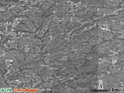 Zip code 16420 satellite photo by USGS