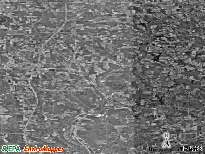 Zip code 16433 satellite photo by USGS