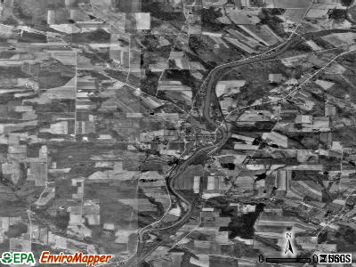 Zip code 16440 satellite photo by USGS
