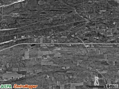 Zip code 16443 satellite photo by USGS