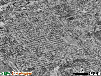 Zip code 16508 satellite photo by USGS