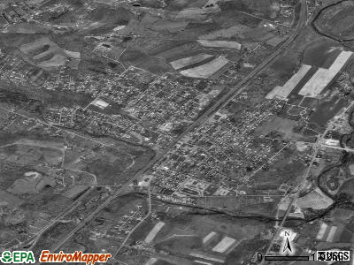 Zip code 16621 satellite photo by USGS