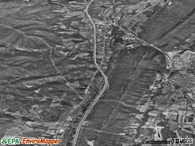 Zip code 16637 satellite photo by USGS