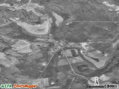 Zip code 16645 satellite photo by USGS