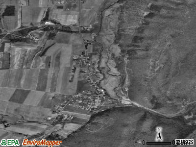 Zip code 16659 satellite photo by USGS