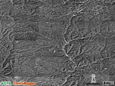 Zip code 16720 satellite photo by USGS