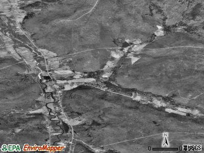 Zip code 16724 satellite photo by USGS