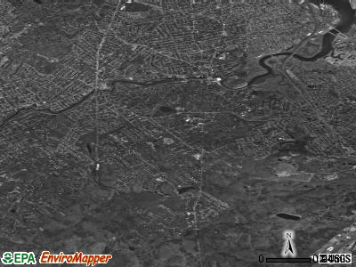 Zip code 02186 satellite photo by USGS
