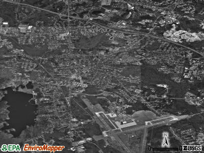 Zip code 02190 satellite photo by USGS