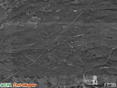Zip code 16911 satellite photo by USGS