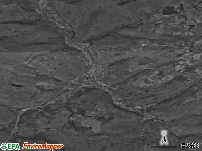 Zip code 16912 satellite photo by USGS