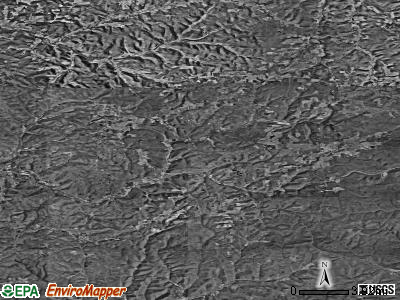 Zip code 16915 satellite photo by USGS