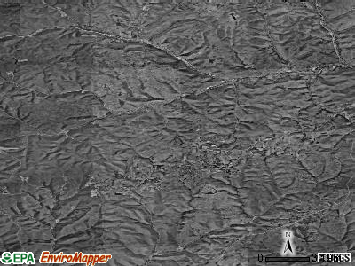 Zip code 16922 satellite photo by USGS