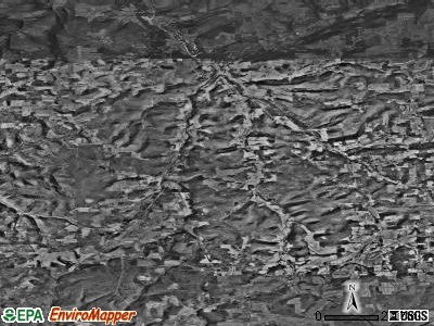 Zip code 16923 satellite photo by USGS