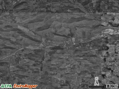 Zip code 16928 satellite photo by USGS