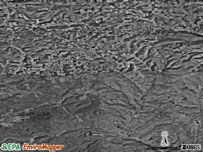 Zip code 16948 satellite photo by USGS