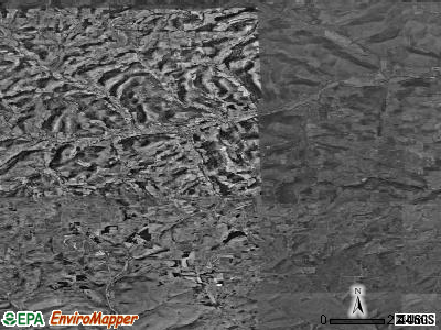 Zip code 16950 satellite photo by USGS